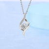 Universal necklace, pendant, silver 925 sample, simple and elegant design, wholesale