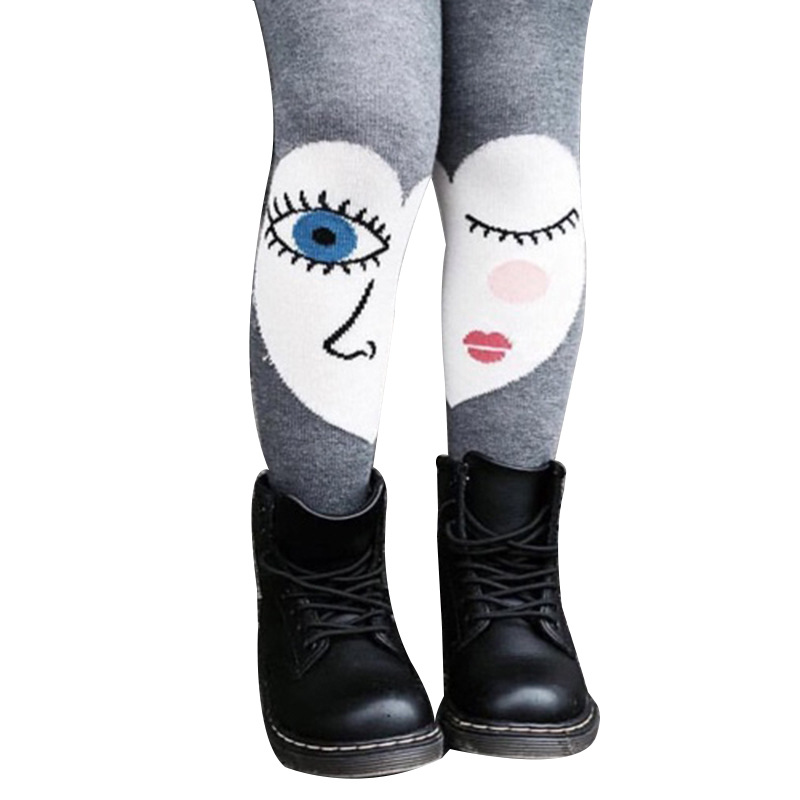 Venta al por mayor kacakid primavera y otoño calcetines para niños dulces niñas amor ojos grandes pantimedias calcetines de princesa coreana calcetines de baile