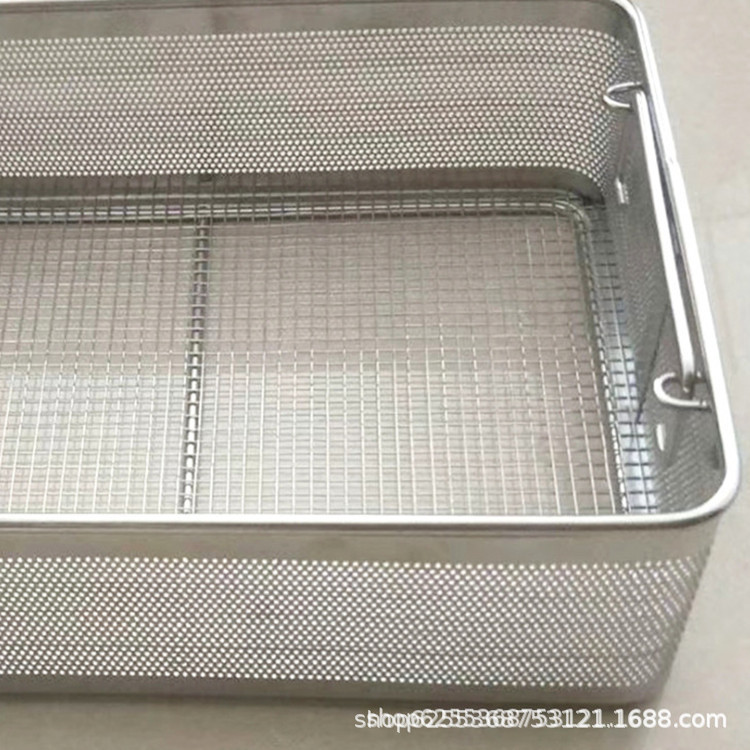 厂家定制不锈钢网框消毒筐丝网消毒筐超声波清洗医用消毒筐网篮