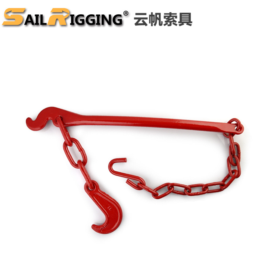 即墨索具工厂  高强度锻造捆绑拉紧器 美式横担钩链条拉紧器