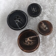 聚酯毛呢大衣钮扣修边西装扣子现货批发
