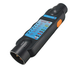 現物7芯ヨーロッパ式トレーラープラグ検出器7ピンプラグソケット検出器トレーラーラインテスター