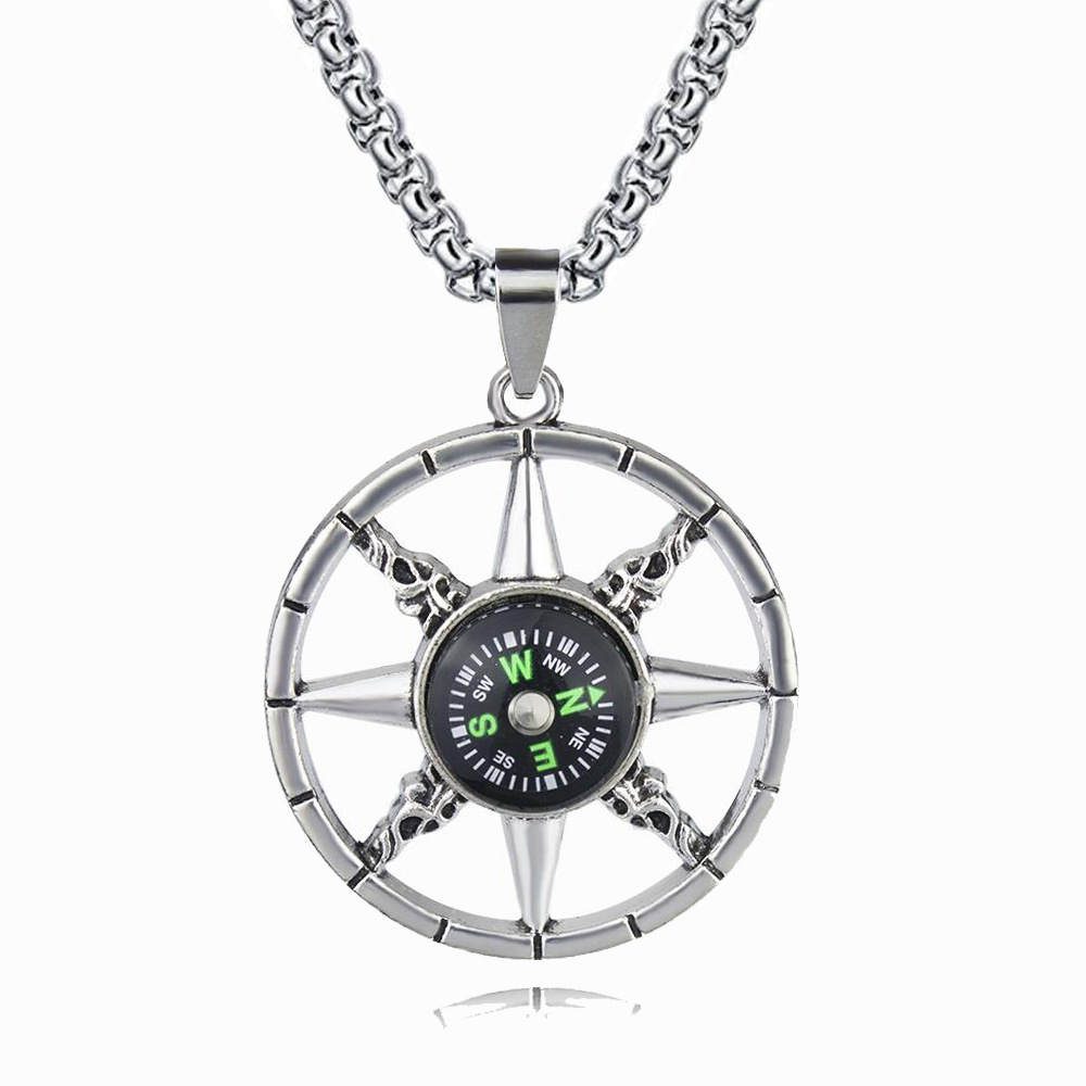 Pendant Necklace For Men Personalized Titanium Stainless Steel_voghion.com
