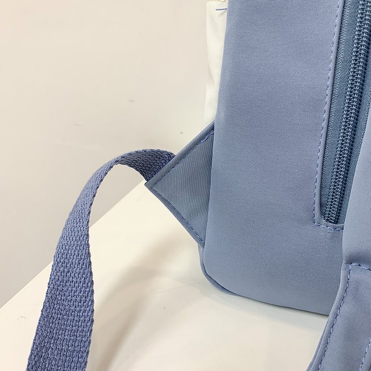 Korean Student Hit Color Backpack Soft School Bag display picture 92