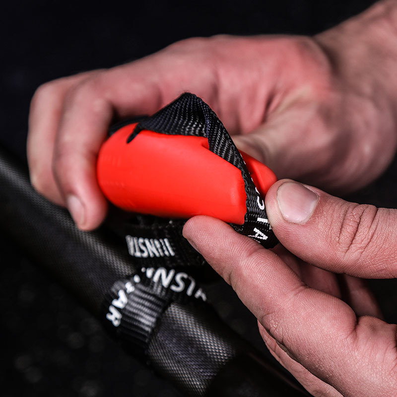 INNSTAR牛角把手健身划船拉背引体向上高位下拉面拉弧度握把配件