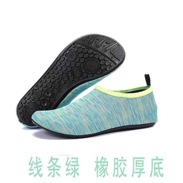 Line green-rubber thick bottom
