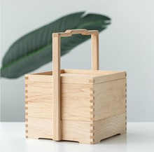 黑胡桃木實木提盒木質禮盒茶葉盒月餅盒新中式手提盒多層收納盒