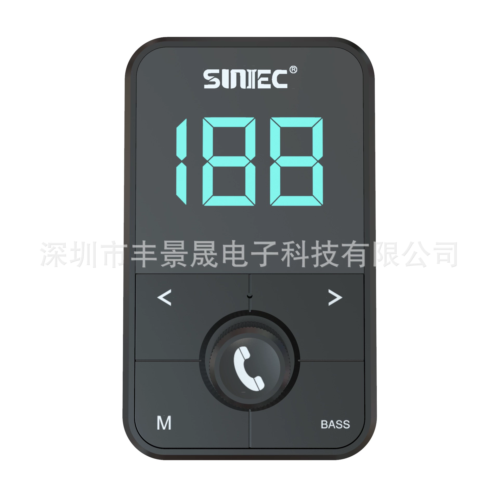 Новый автомобиль Bluetooth громкой связи FM автомобиль Bluetooth играть MP3-плеер Carkit