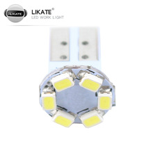 LKT 厂家批发 汽车led车灯T10 2835 6SMD LED 示宽灯示廓灯牌照灯