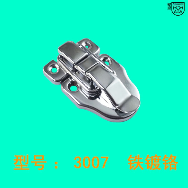 AW3007 caja de herramientas hebilla de hierro hebilla con hebilla de madera hebilla de boca de pato hebilla caja de hierro hebilla