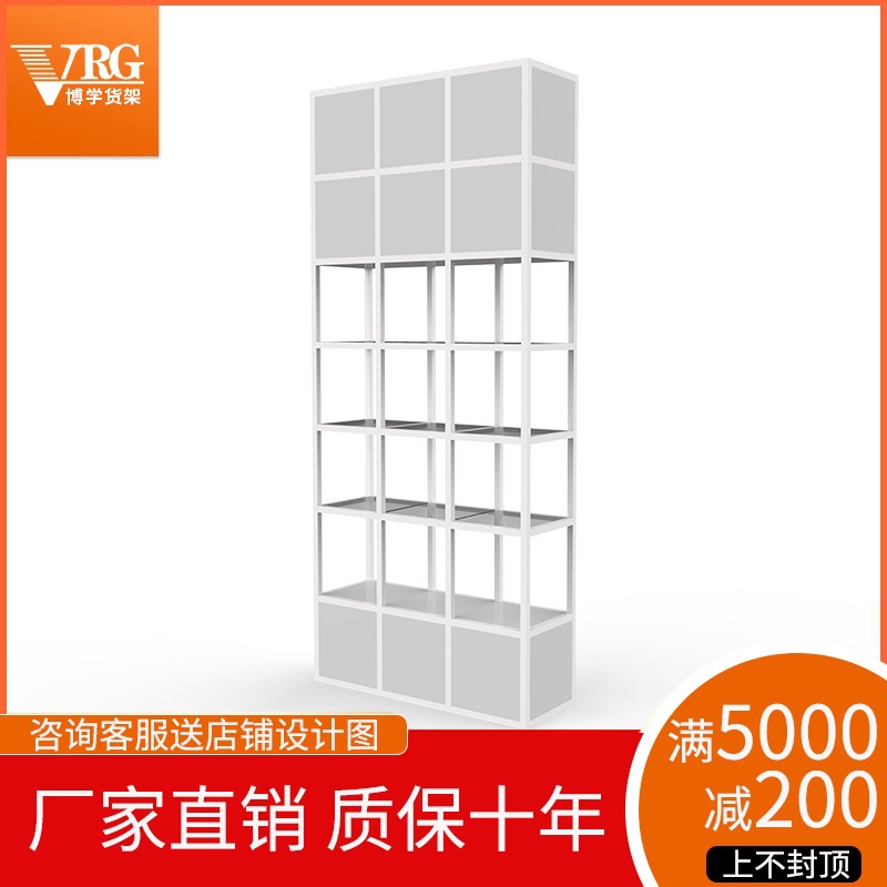 广州nome货架木质玩具服装自由组合展示架饰品精品双面靠墙货架