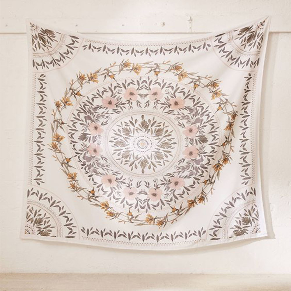 Vintage Bohemian Flower Tapestry Room Decoration Background Cloth Wholesale Nihaojewelry display picture 4
