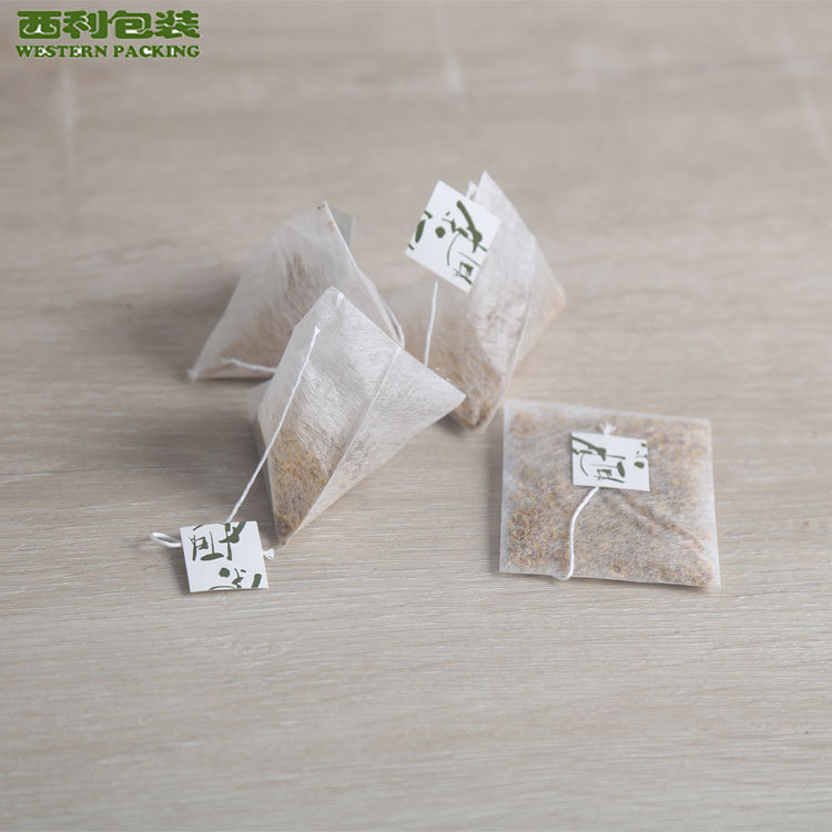 现货5.8*7玉米纤维茶叶透明袋一次性可降解无纺布过滤袋可定制