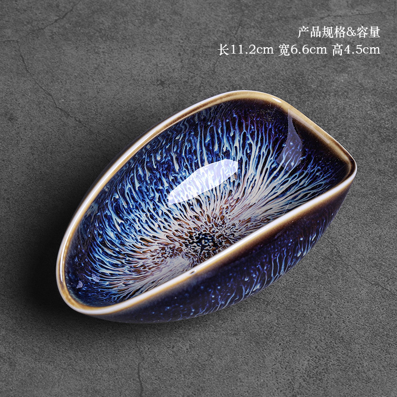 Venta al por mayor vintage té de cerámica loto estilo creativo hecho a mano cucharadita cuchara de té pala de té hogar Kung Fu ceremonia del té Accesorios