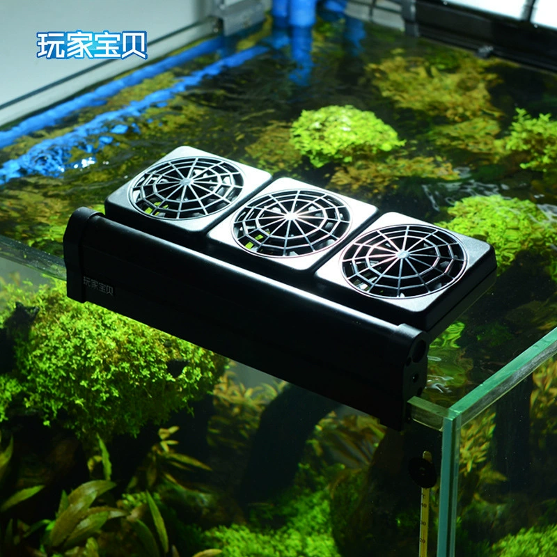 Вентилятор для аквариума Вентилятор охлаждения травяного цилиндра Вентилятор охлаждения аквариума Регулируемая скорость ветра цилиндр для травы Вентилятор охлаждения аквариума