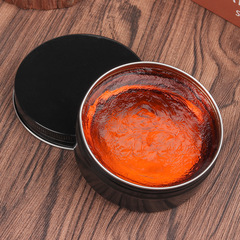 Manufacturer's foreign trade 150g hair wax cologne flavored black color box styling mud long-lasting styling moisturizing naturally fluffy