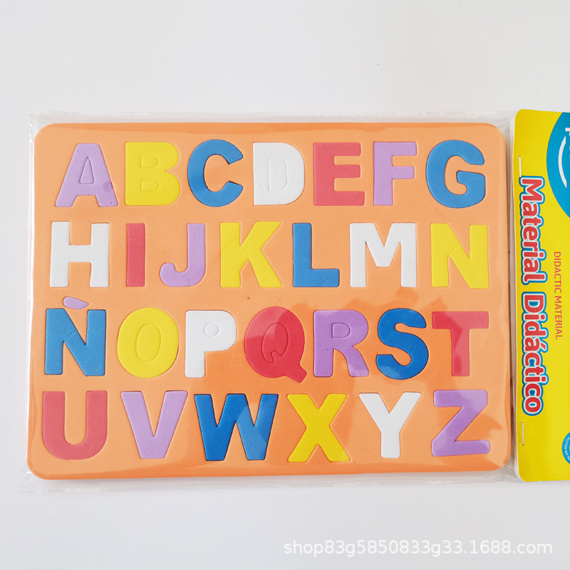 Resultant Manufactor Foreign trade wholesale DIY EVA Foam Alphanumeric Board of Education children Toys Customizable