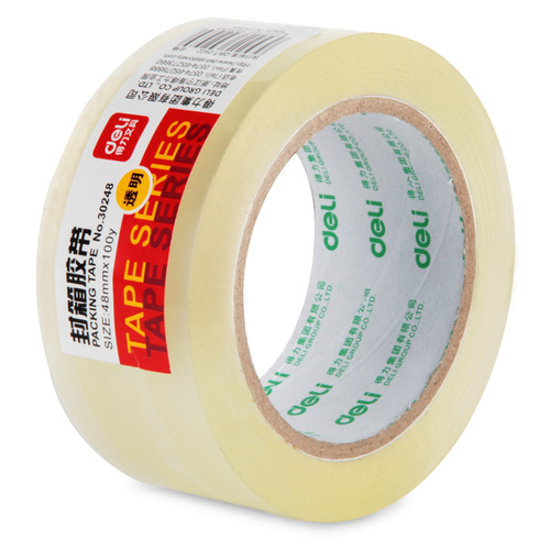 Powerful 30247 packing tape 48mm*60y transparent packing tape express sealing tape office supplies wholesale