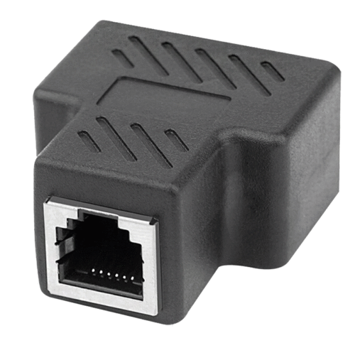 RJ11 Splitter Cable Home Phone 6P6C Telephone Three-Way Extension Connector