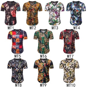 Special linen print short sleeve