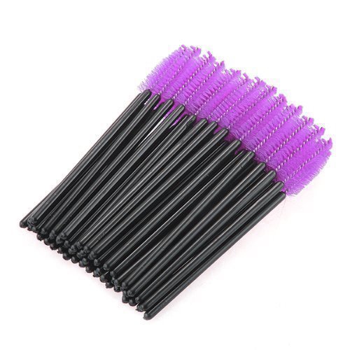 Suministro suficiente cepillo de pestañas desechable mini ceja peine curling herramienta de maquillaje de pestañas