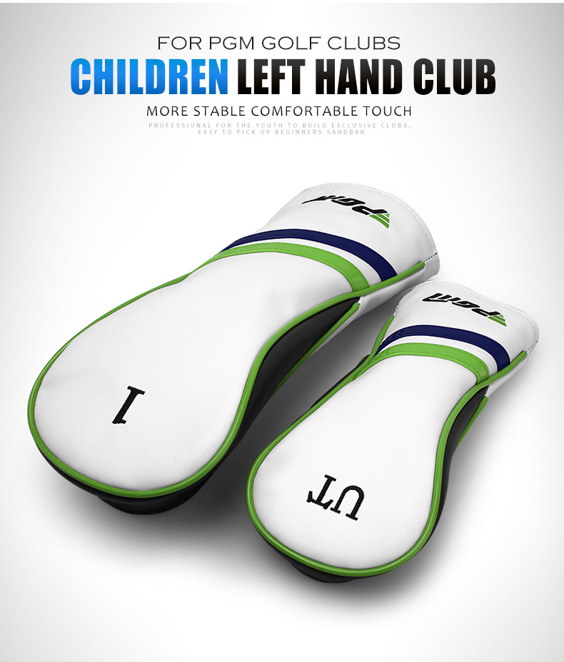 Gậy đánh golf trẻ em PGM NSR Junior bộ gỗ số 1 và số 5 tay trái — Tay trái màu xanh lục # số 1 gỗ (95-115cm), Tay trái màu xanh lục # số 1 gỗ (115-135cm), Tay trái màu xanh lục # số 1 gỗ (135-155cm), Tay trái màu xanh lá cây xanh #5 gỗ (95-115cm) chi tiết 12