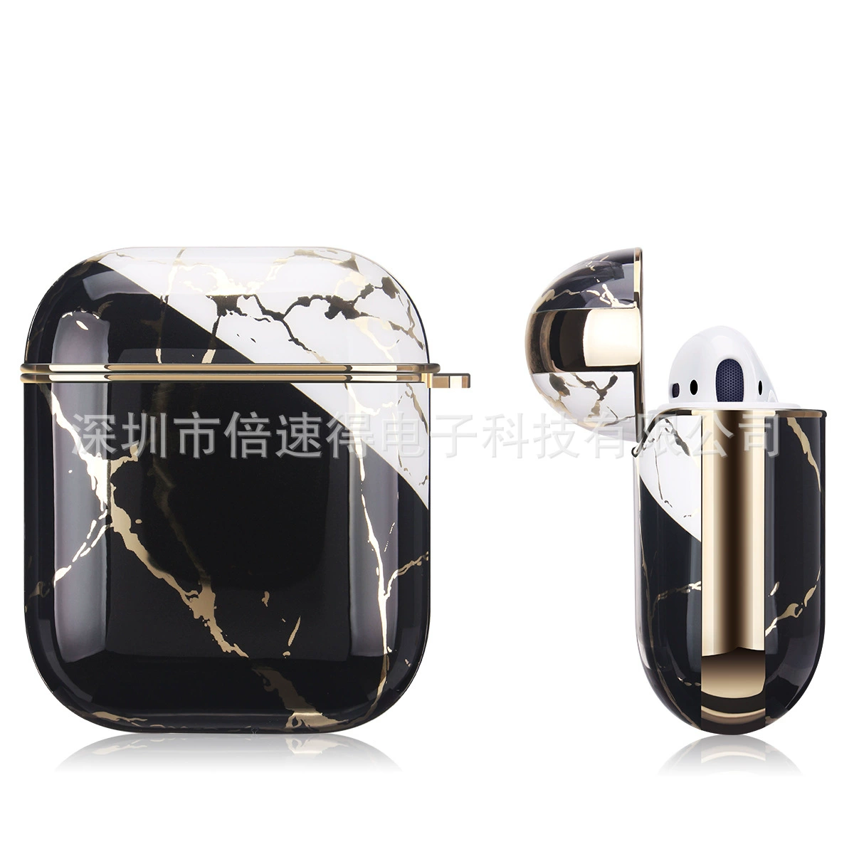 Подходит для AirPods 2 поколения защитный чехол, жесткий PC корпус с гальваническим покрытием, наличие, беспроводной чехол для AirPods 3 поколения