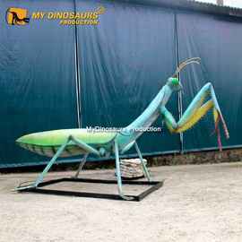 源头工厂-仿真昆虫电动硅胶模型 巨型螳螂摆件 植物园昆虫园装饰