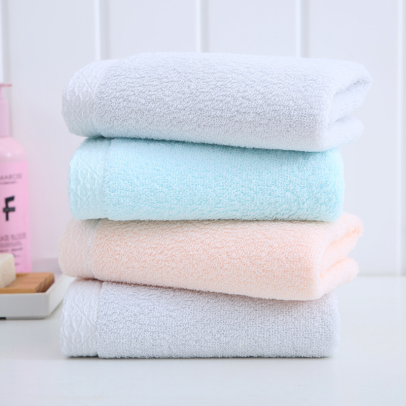 厂家现货批发纯棉毛巾全棉洗脸成人面巾商务礼品可加印LOGO|ms