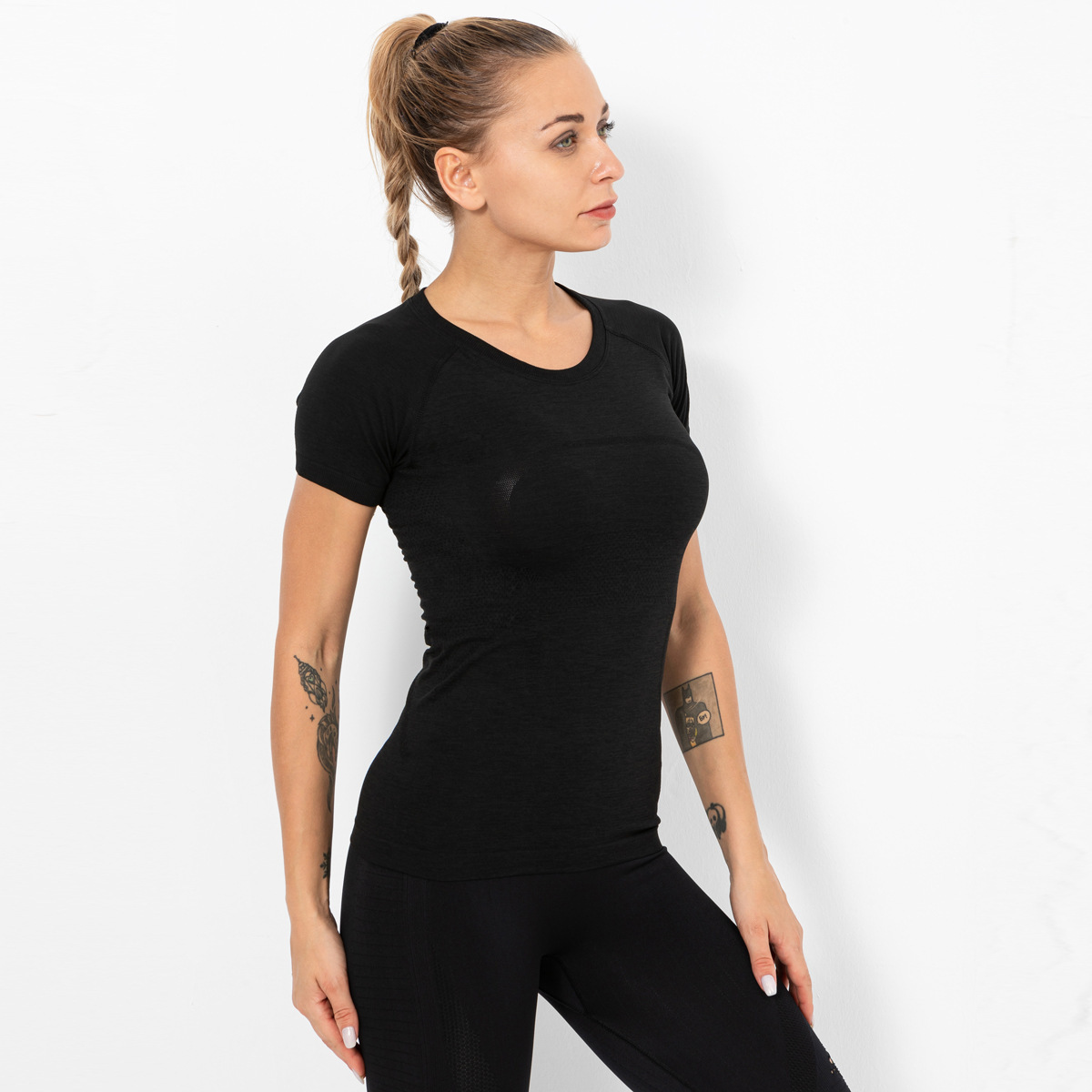 quick-drying short-sleeved sports tops NSNS11017