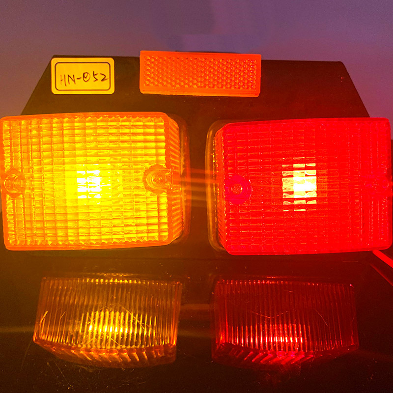 Luz lateral de camión universal camión luz lateral universal camión señal de giro luz trasera remolque luz lateral 12-24V