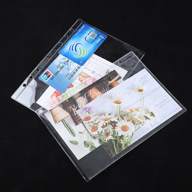 厂家供应6孔活页本A4A5A6B5B6磨砂透明套袋