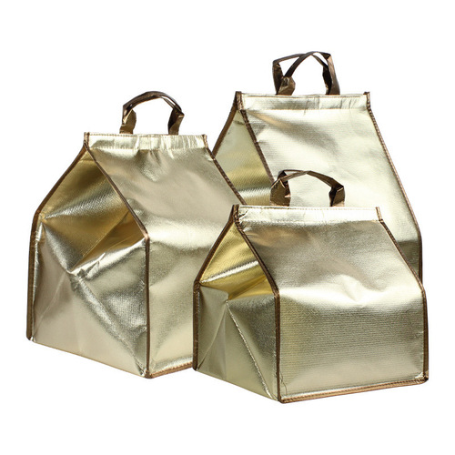 Portable thickened insulated 8-inch 10-inch cake aluminum foil insulation bag snowskin mooncake ice cream preservation refrigeration bag