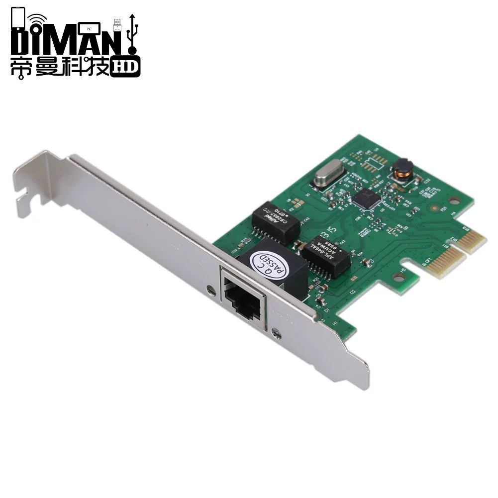 Ст Desktop-компьютер DM-HE62 PCI-E гигабитная сетевая карта 1000м встроенная RJ45 Интернет карта RTL81111