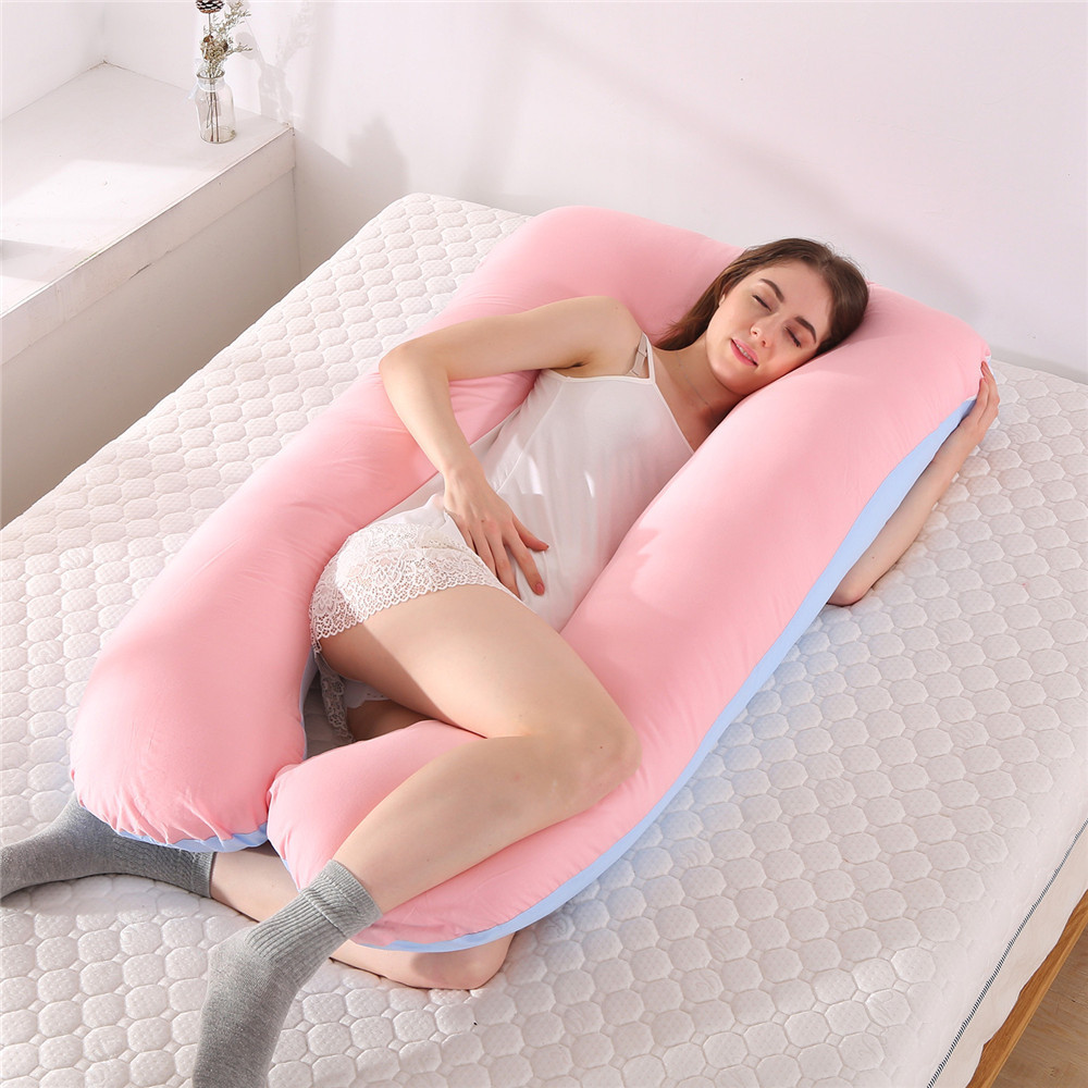 Soporte de cintura transfronteriza lado dormir en forma de U almohada apoyo del vientre almohada de enfermería Tmall Amazon suministro directo almohada de maternidad