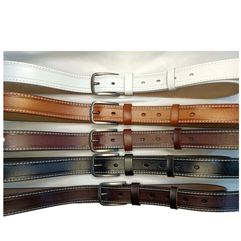 Boucle de ceinture en cuir de vache pour femmes et hommes, ceinture décontractée et polyvalente, Version coréenne, rétro, tendance, cadeau pour hommes, offre spéciale_voghion.com