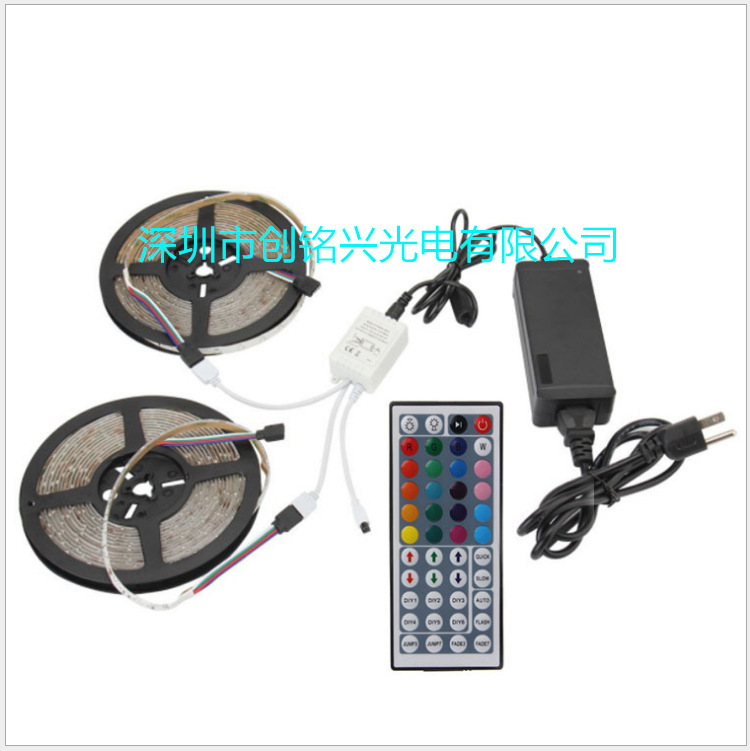 5050ledライトバーセットrgb5v 12v10メートル300ランプ防水セットir24キー44キーコントロール|undefined