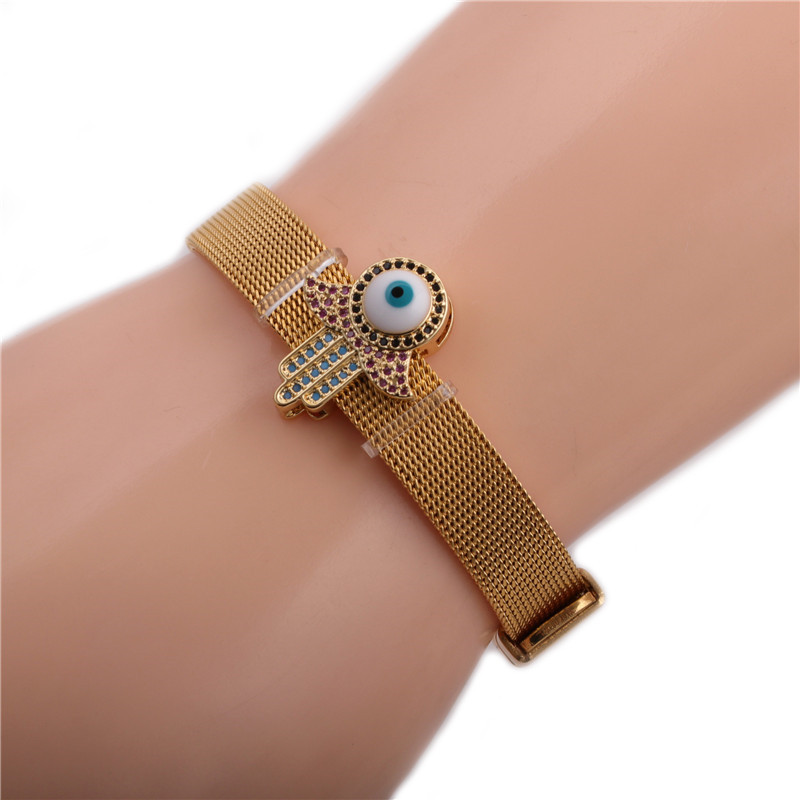 Strap 10mm Demon Eye Palm Adjustable Bracelet display picture 22