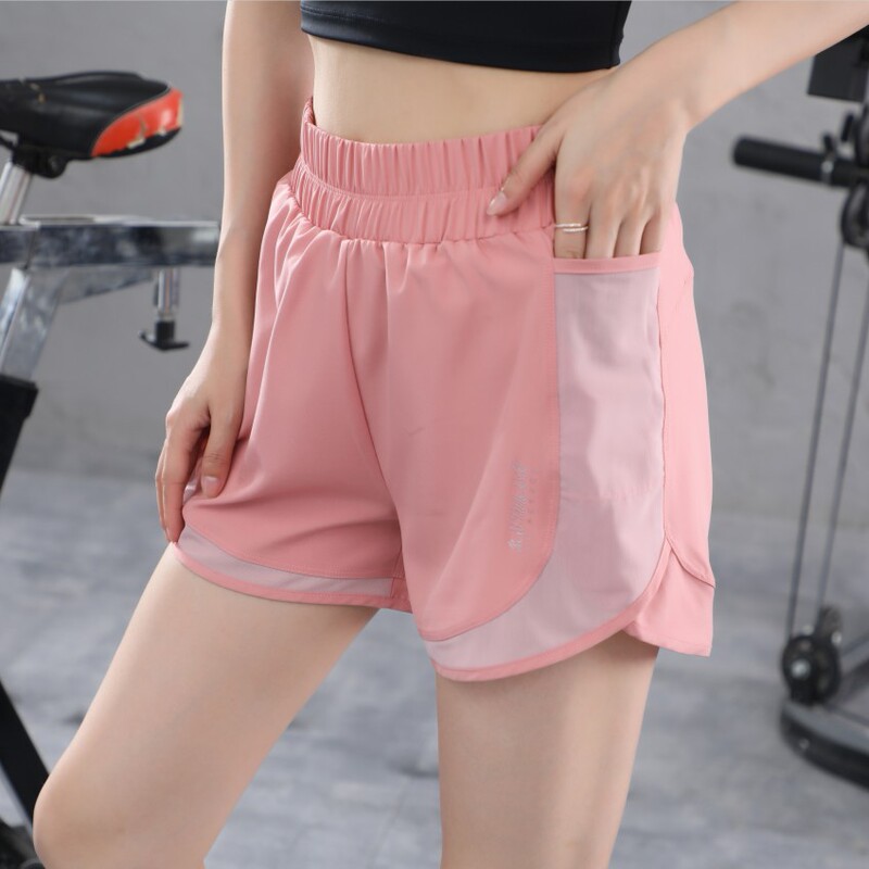 2025 New Style Outerwear Two-In-One Fitness Wear Sports Yoga Pants Running Breathable Anti-Exposure Sports Shorts for Women Summer