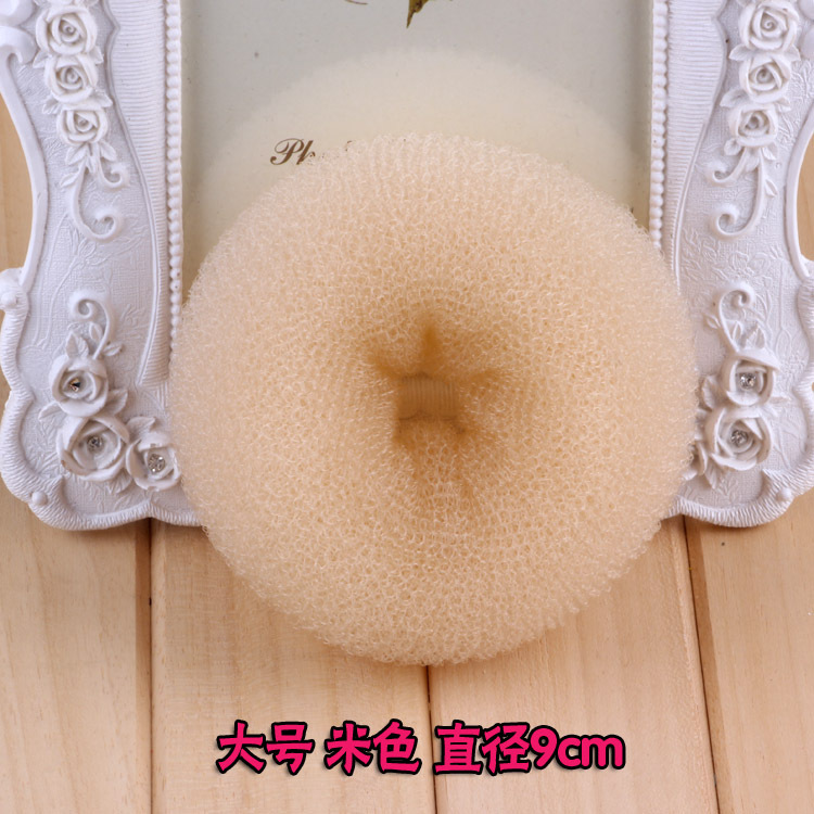 Molde para Moños de Pelo Tipo Donut para Mujeres, Molde para Moños Esponjosos para Niñas, Coletero para Moños, Accesorio para el Cabello Estilo Coreano.