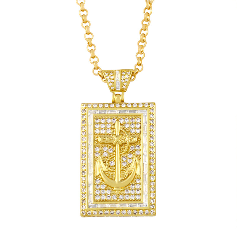 Creative Cross Virgin Mary Iron Necklace