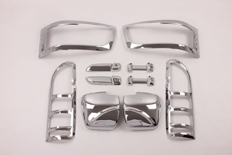 Suitable for 05 Hiace/Hiace Door Bowl Handle Headlight Taillight Cover Front and Rear Fog Light Fuel Tank Rearview Mirror Decorative Sticker
