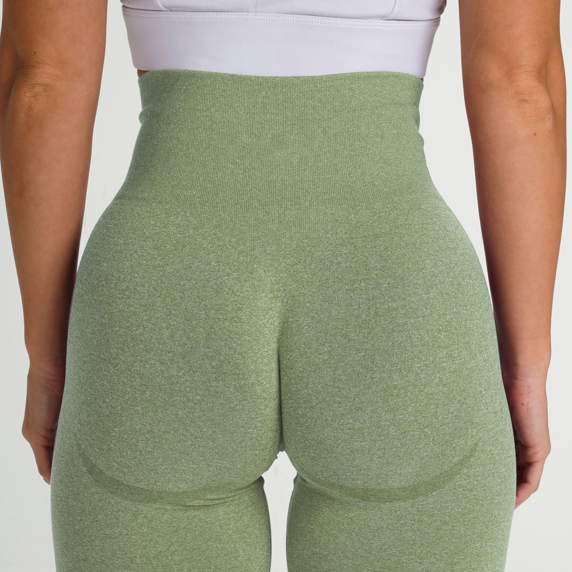 Eamless Knitted Moisture Wicking Yoga Pants NSLX8987