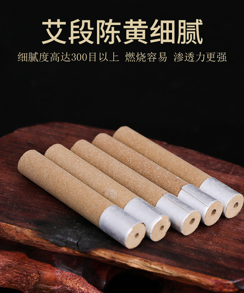 Moxa Stick Patches 6.8x35mm Ai Tiao Moxibustion Patches Thickened Extended Warming Home Use 200 Bases key features