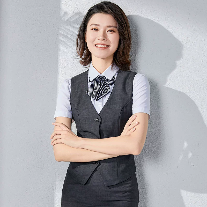 Классический пиджак-костюм, жилет, комплект для офиса, топ, осень, slim fit