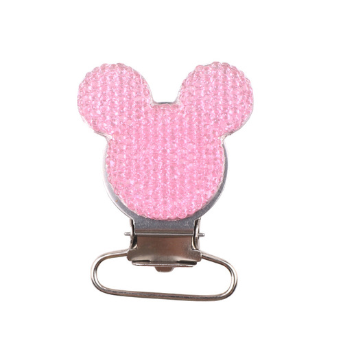 AliExpress baby pacifier clip cartoon resin shiny baby's breath baby clip toy anti-drop clip accessories