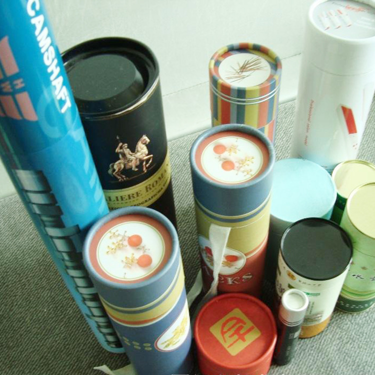 专业厂家供应食品茶叶包装纸罐 圆形纸罐包装茶叶纸罐 圆筒