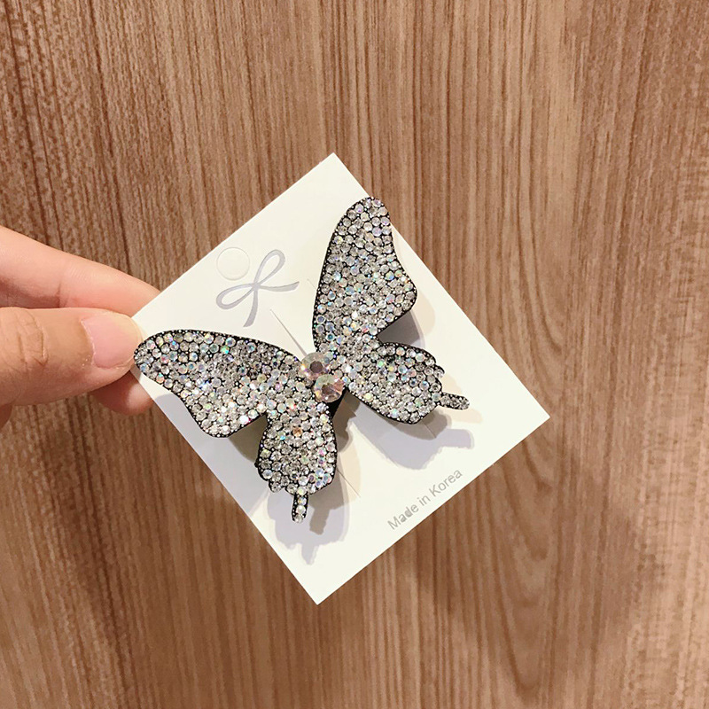 Fashion Butterfly Rhinestone Inlay Hair Clip 1 Piece display picture 9