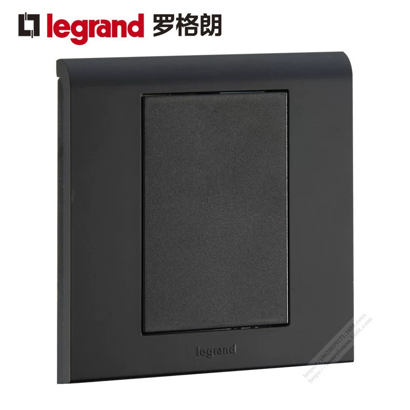 Legrand/罗格朗 K5系列 空白盖板（黑色）K5/400-C