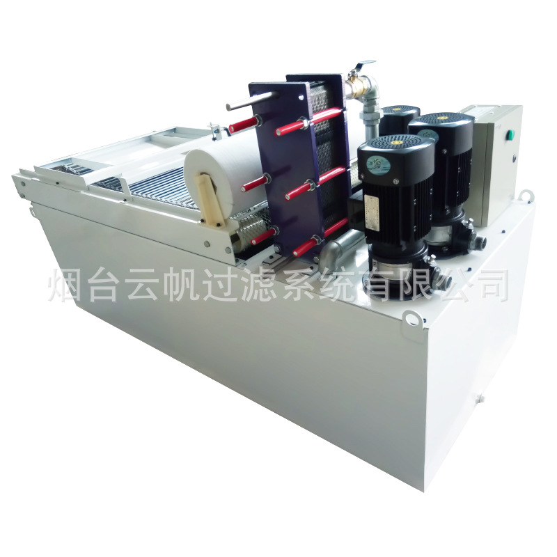 烟台云帆rfgl珩磨机珩磨润滑油过滤处理装置